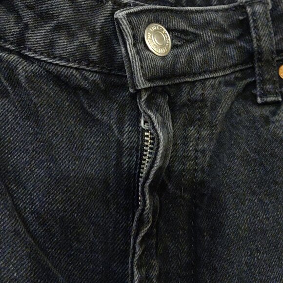 We The Free Free People Black Lasso High Rise Destroyed Jeans SIZE 27 - Picture 6 of 7